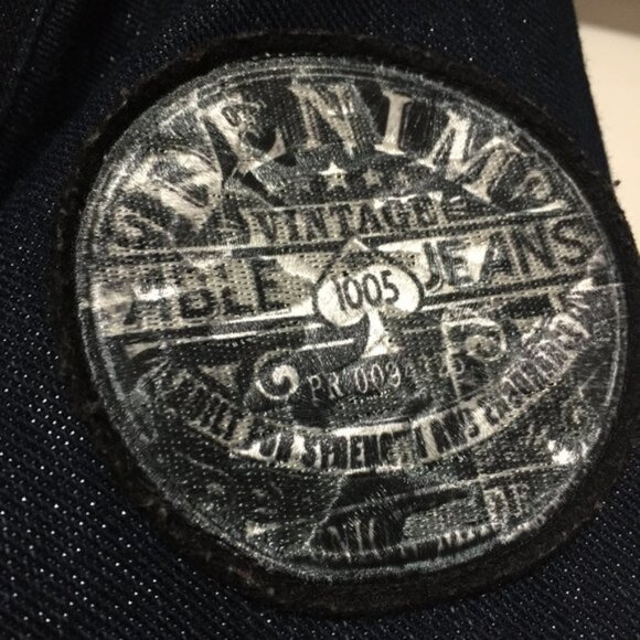 ABLE JEANS LONG METALLIC DENIM JACKETS SIZE M - Picture 9 of 10